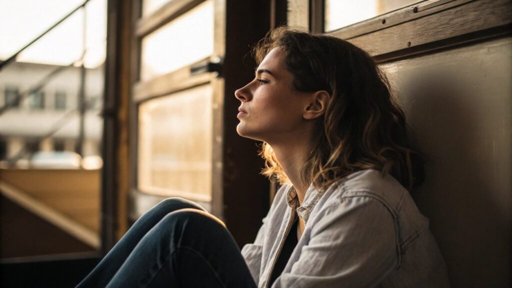thoughtful woman looking into distance, why do men lie
